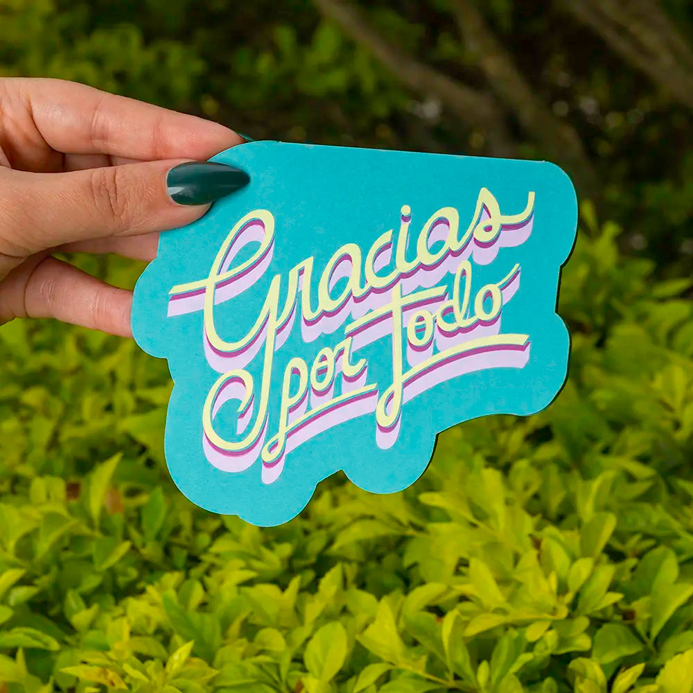 Gracias Por Todo Thank You Card