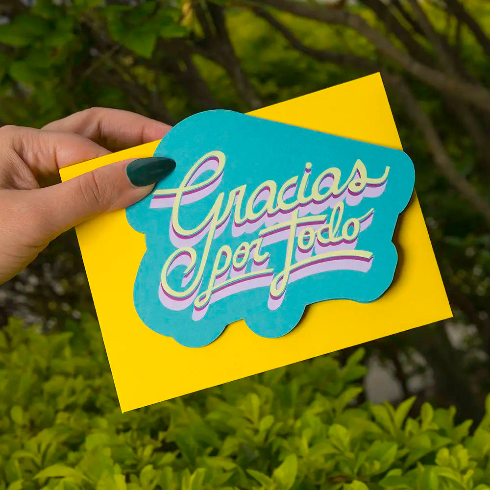 Gracias Por Todo Thank You Card