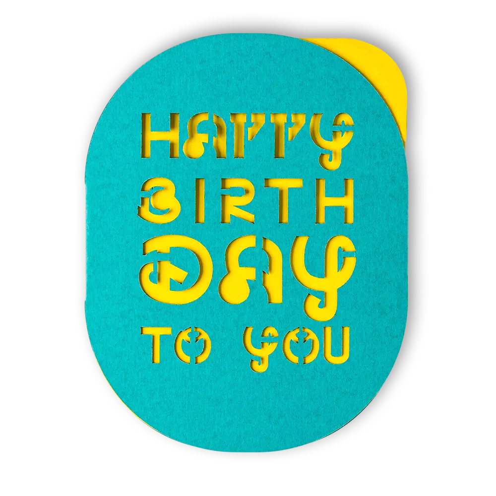 Happy Birthday Notecard