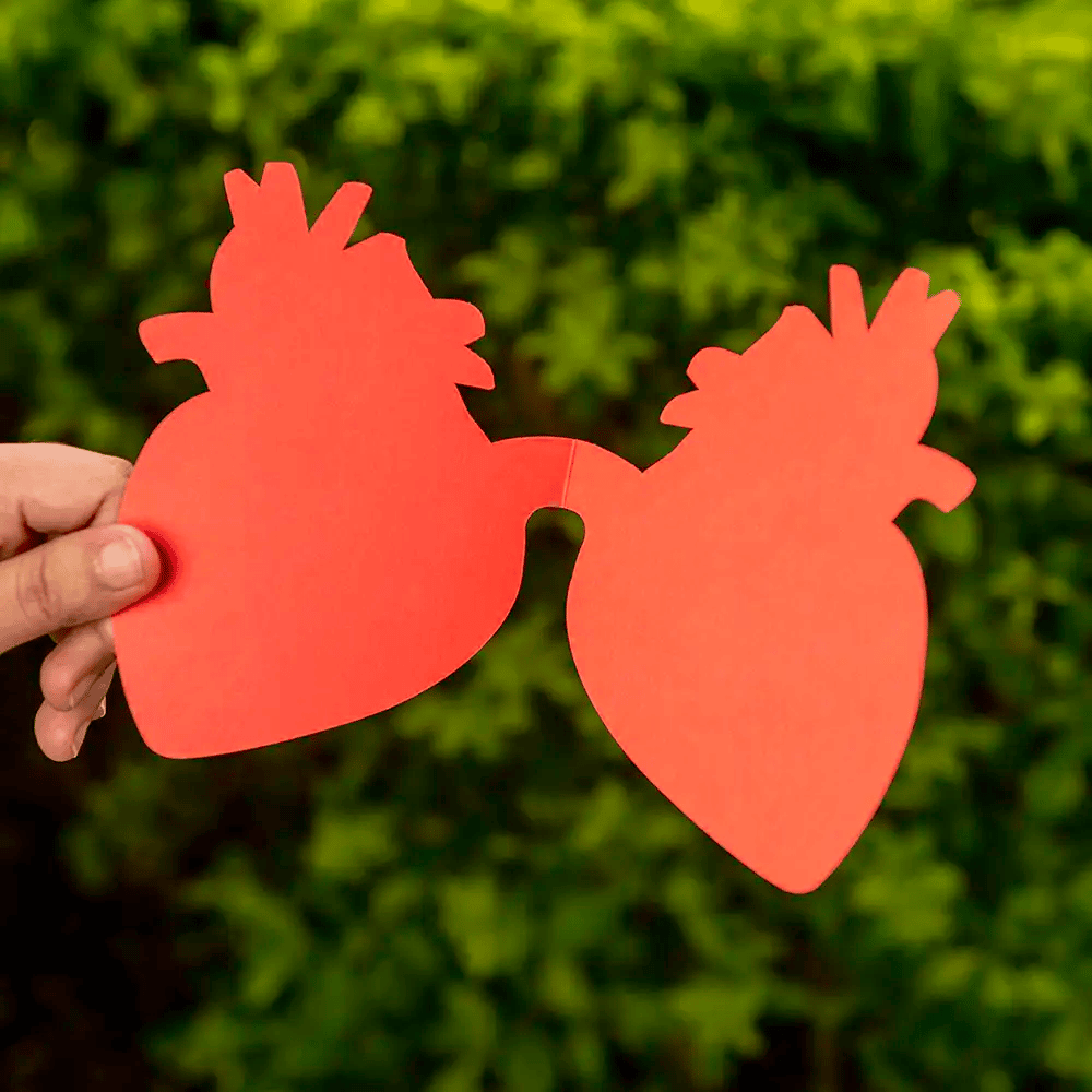 Open Heart Greeting Card