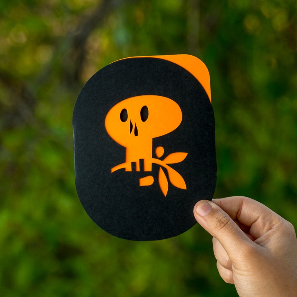Skull Notecard