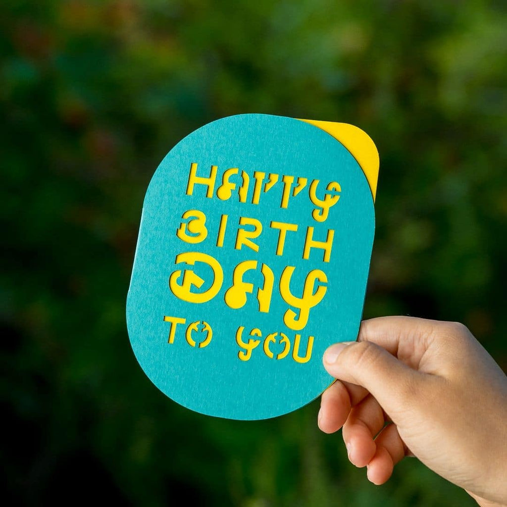 Happy Birthday Notecard