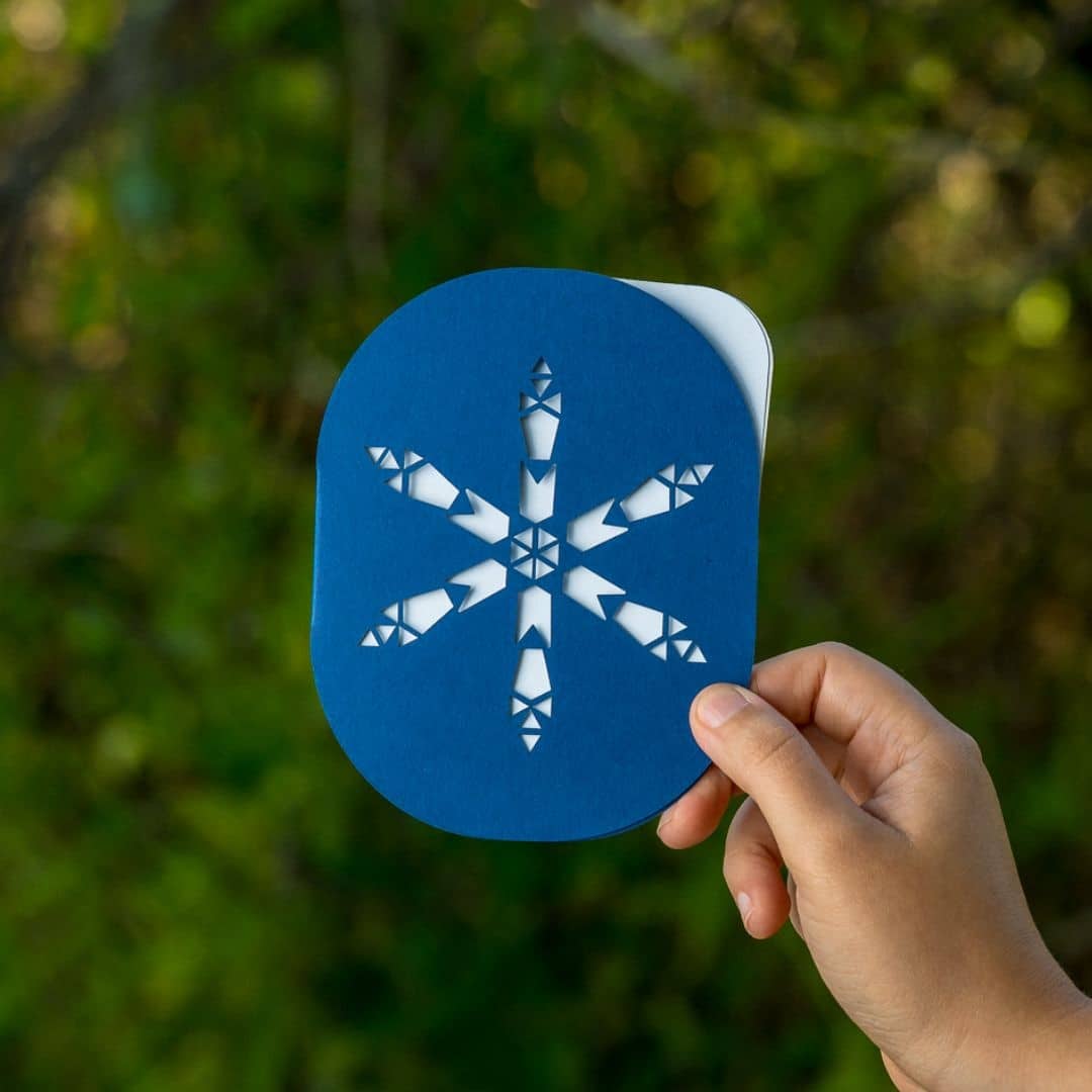 Snowflake Notecard